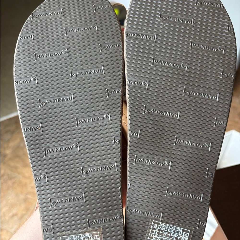 Rainbow wide strap sandals- XL (8.5-9.5) - Picture 6 of 6